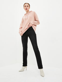 Утепленные женские джинсы прямого кроя с начесом - Mossmore фото 2