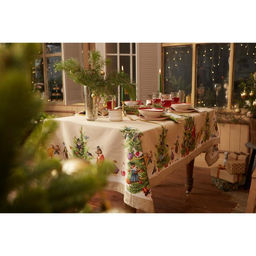 Скатерть новогодняя «Этель» Noble Christmas, 150×180±2 см с ГМВО, 100% хлопок, саржа 190 г/м²