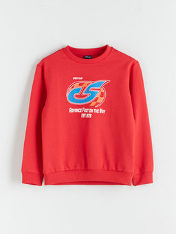 Bisiklet Yaka Erkek ?ocuk Sweatshirt