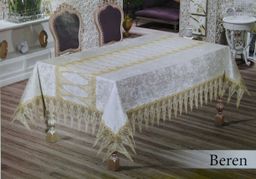 Скатерть EFOR BEREN 160*220 прямоугольная крем