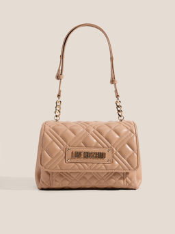 Женская сумка на плечо LOVE MOSCHINO QUILTED BAG Артикул 4623860, темно-бежевый