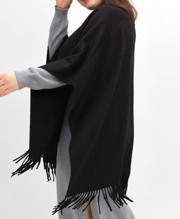 Накидка, черная - Sheego фото 5