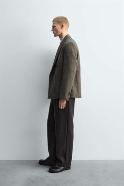 100% WOOL PLEATED TROUSERS LIMITED EDITION - Zara фото 4