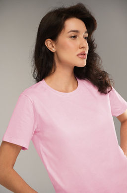 Женская базовая хлопковая футболка Happyfox