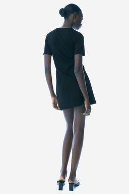 Vestido de punto con lazos - H&m фото 3