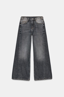 Z1975 WIDE LEG MID-WAIST SEAM JEANS - Zara фото 8
