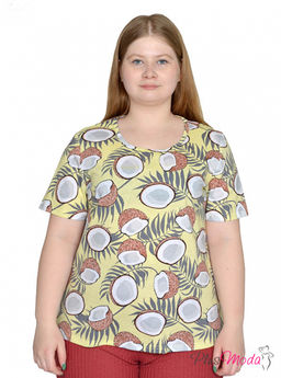 Футболка Модель №1825 размеры 44-84 - Plusmoda фото 3