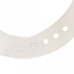 Нагрудник детский пластмассовый "Лапочка" 21,5х5,5х29,5см, бежевый (Россия)