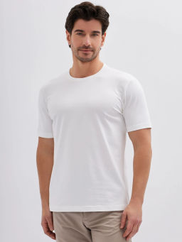 Футболка мужская короткий рукав GREG G145-KO-HJ-10001-N (экрю)