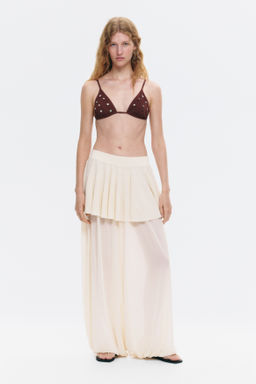 Pantal?n de malla con falda superpuesta - H&m фото 2