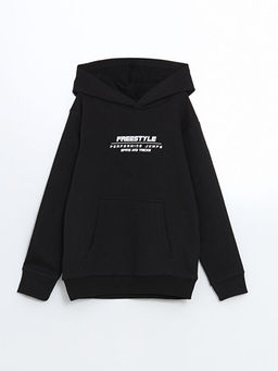 Kap??onlu Erkek ?ocuk Sweatshirt