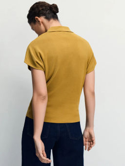 Джемпер поло из вискозы / Zarina  фото 6