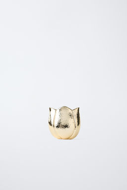 BOLSO TULIP?N / Oro - Zara фото 5