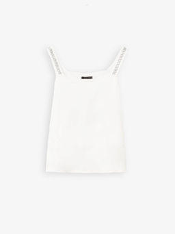 Однотонный топ B2994/snowdrop - Emka фото 6