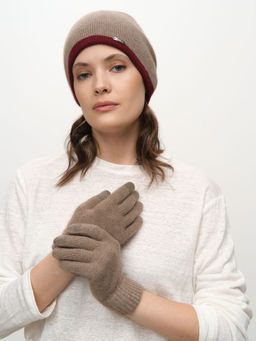 Перчатки из кашемира 31014 капучино