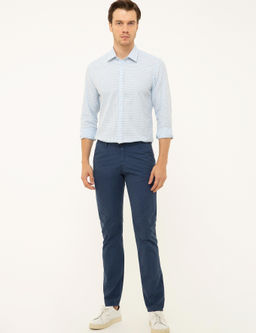 Mavi Slim Fit Uzun Kollu G_mlek