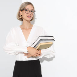 Блуза Стильный диалог (вайт) - Charutti фото 6