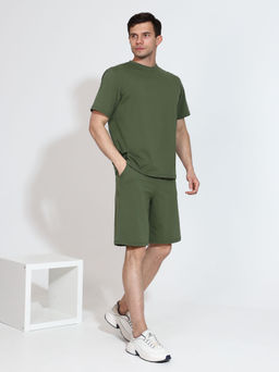 Костюм из кулирки с лайкрой Олива (М-904)