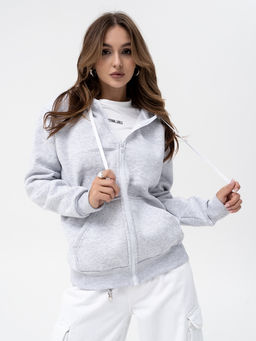 Толстовка жен.арт.1146-1,серый меланж - Binita фото 4
