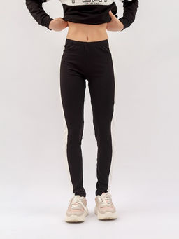 CRB wear / CWJG 90113-22 Костюм для девочки (джемпер, брюки),черный/Ex.Cherubino