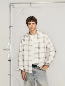 Рубашка в клетку relax fit / Zarina