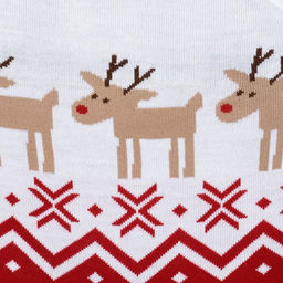 Комбинезон вязаный Крошка Я Оленята, рост 68 см фото 3