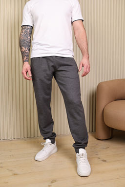 Брюки М-1247 из футера двунитки без начёса