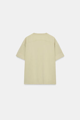 CAMISETA HEAVY COTTON MANGA CORTA / Verde claro - Zara фото 6