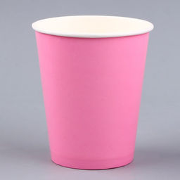 Стакан бумажный однотонный, объём 250 мл, в наборе 10 шт., цвет розовый - Страна карнавалия фото 3
