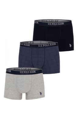 Мужские темно-синие боксеры (3 пары) Неожиданная скидка в корзине