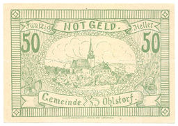 Банкнота 50 геллеров 1920 года Австрия  Нотгельд