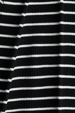 Vestido en punto de canale con falda acampanada - H&m фото 6