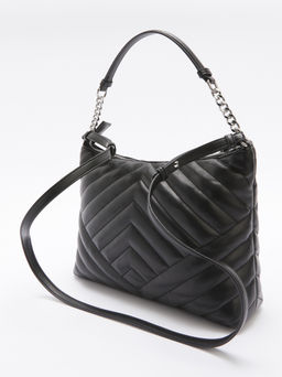 Женская сумка на плечо ARMANI EXCHANGE VICTORIA Артикул 4212366, черный фото 4