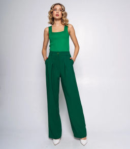 Брюки #ОБШ1496-1, зелёный