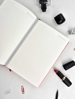 Ежедневник недатированный ESCALADA, А5, 160 л., арт. 67233/ 15 СОФТ-ТАЧ КРАСНЫЙ