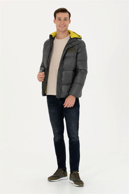 Мужское пальто антрацитового цвета Неожиданная скидка в корзине - U.s. polo assn фото 4