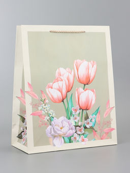 Цена за 2 шт. Пакет подарочный ламинированный вертикальный «Магия красоты», 26×12×32 см