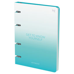 Тетрадь 120л. на кольцах "Градиент", сменный блок (ТК5к120_лм 57857, "BG") матовая ламинация