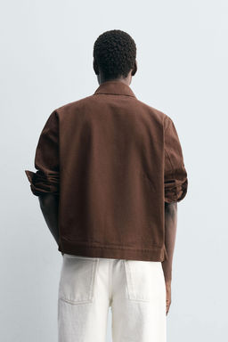 EMBROIDERED STRUCTURED OVERSHIRT - Zara фото 3