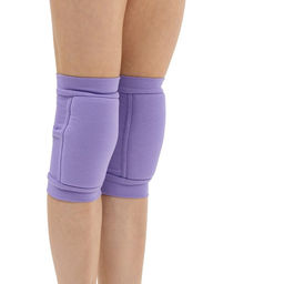 Наколенники для гимнастики и танцев Grace Dance, с уплотнителем, р. S, 7-10 лет, цвет сиреневый  фото 2