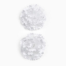 Бант для волос на резинке школьный, белый, 2 штуки, 7 см, Минни Маус