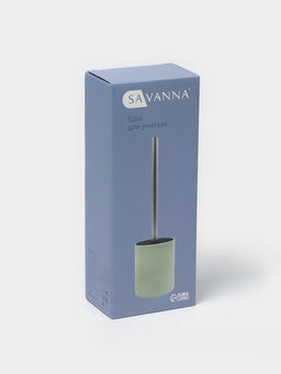 Ёршик для унитаза SAVANNA «Листья», силиконовый