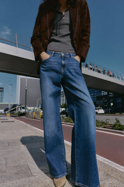 Z1975 RELAXED SLIM LOW-RISE JEANS - Zara фото 2