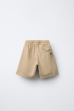 LOOSE-FITTING BERMUDA SHORTS WITH ELASTIC WAIST - Zara фото 2