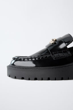 METAL DETAIL MOCCASINS - Zara фото 6