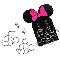 Серьги, набор украшений «Минни Маус», серебряный