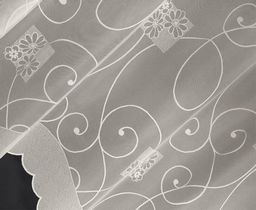 Готовые шторы арт. 227620/160, нежно-кремового цвета, размер 160 см высота х 300 см ширина, на универсальной шторной ленте - Haft фото 4