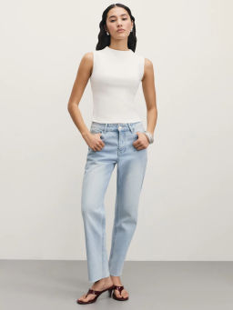 Базовый топ в рубчик / Zarina  фото 2