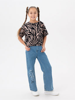 Футболка Зебра белый детская - София фото 11