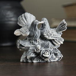 Фигурка «Голуби на ветке», 6 см